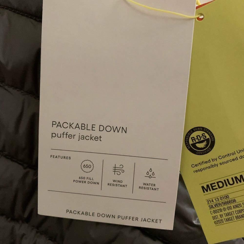 Women’s Medium Packable Down Puffer Jacket - Picture 5 of 14